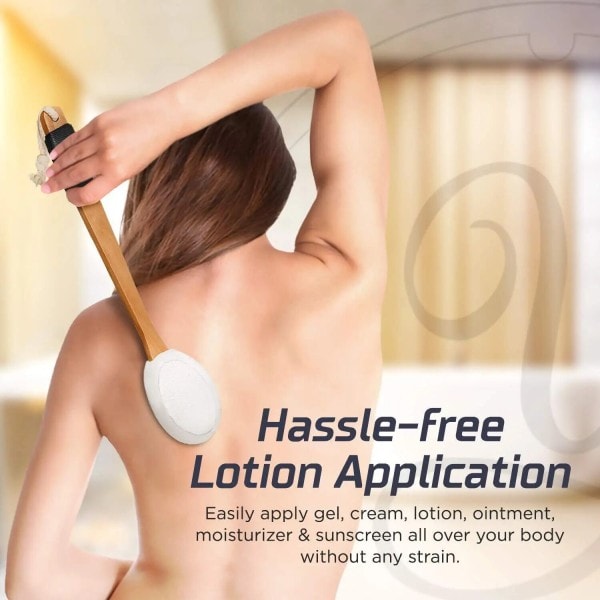 Lotion applikaattori vartalo kuorinta kuorinta pitkä kahva vartalo selkä hieronta vaahto kylpy tarvikkeet
