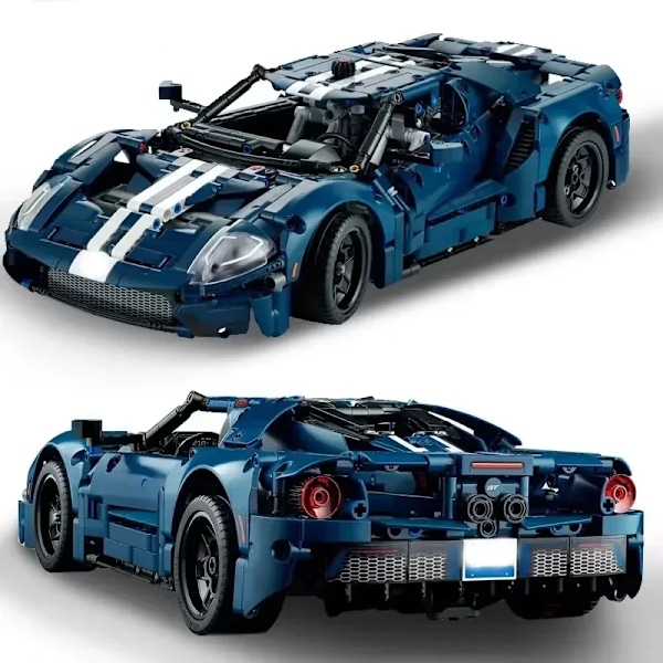 Teknisk 1486 piecesClassic GT Racing Bil 1:12 Kompatible 42154 Byggeklodser