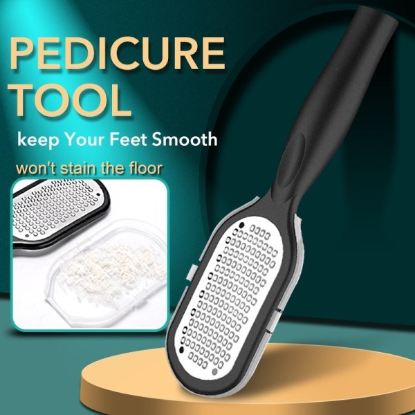 1 st Professional Rostfritt Stål Callus Remover Fot File Scraper Pedikyr Verktyg