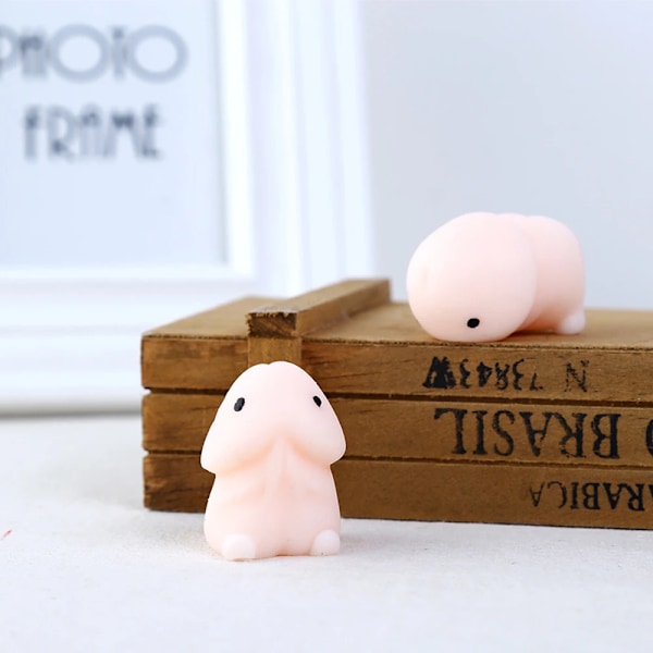 Penis Dick Shape Toy Långsam Rising Stress Lättnad Leksaker Långsam Rebound PU Dekompression Koppla av Tryck Leksaker