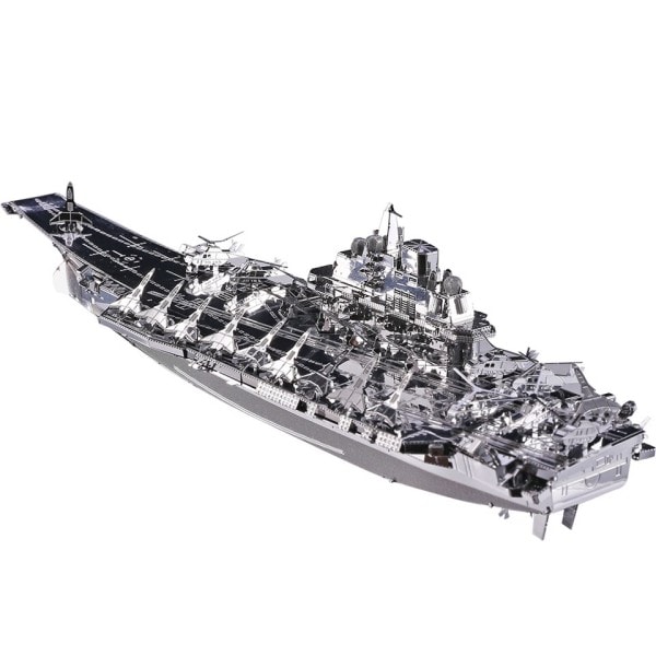 3D metall pussel modell byggnad kit - LIAONING slagskepp sticksåg leksak