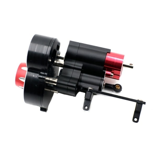 Metal 2 Speed Skiftbar Transmission Gearkasse Til Axial SCX10 & SCX10 II III 1/10 RC Crawler Bil Opgraderinger Dele