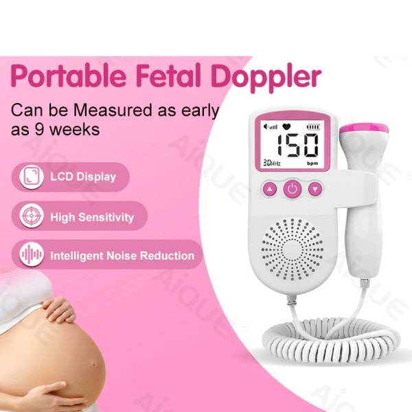 Kannettava ultraääni doppler sikiö raskaus elektroninen monitori