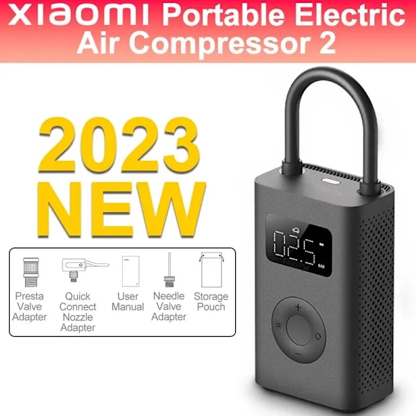Air Pump Speed Boost Mini Portable Elektrisk Air Kompressor Treasure 150PSI Typ-C LED Multitool Inflator