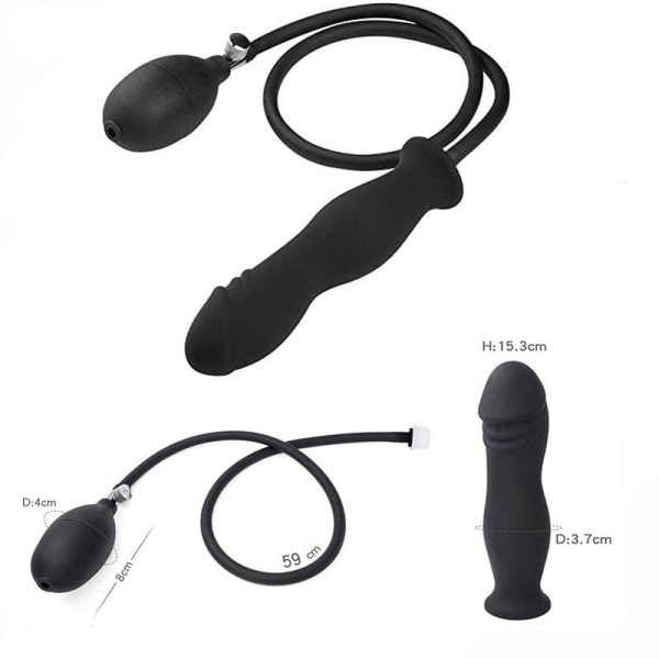 Avkoppling Uppblåsbar Verktyg Mini PVC Uppblåsbar lavemang överdimensionerad silikon lavemang lampa