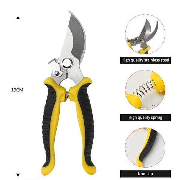 1 stykker Beskærer Have saks Professionel Sharp Bypass Beskæring saks