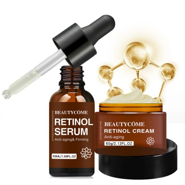 Retinol Ansikte Ögonkräm Serum Firming Lifting Anti Aging Reducera rynkor fina linjer ansiktsbehandling hudvård
