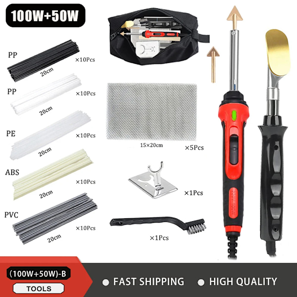 50w og 100W bil kofanger reparation loddejern kit justerbar temperatur svejsning lodde