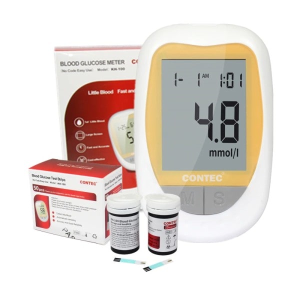 Blod glukos mätare testare testremsor och lansetter medicinsk blod socker mätare