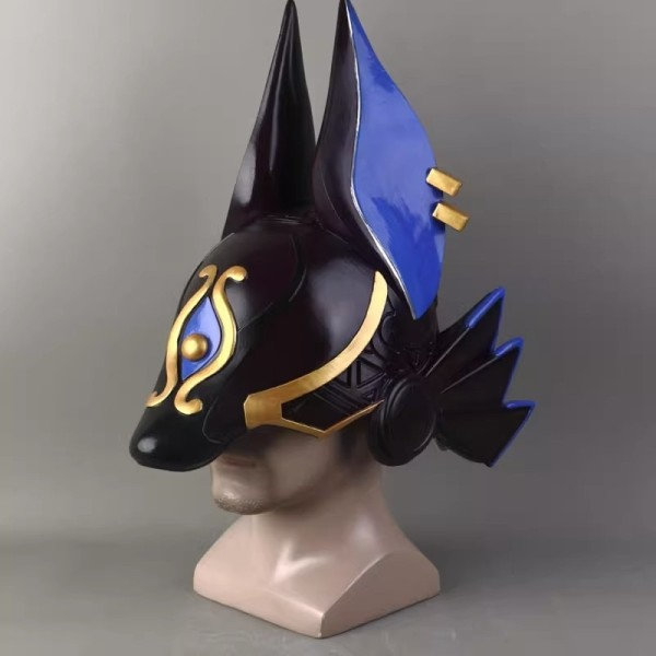 Cyno Cosplay Hjelm Maske Cyno Kasket Tilbehør Rekvisitter