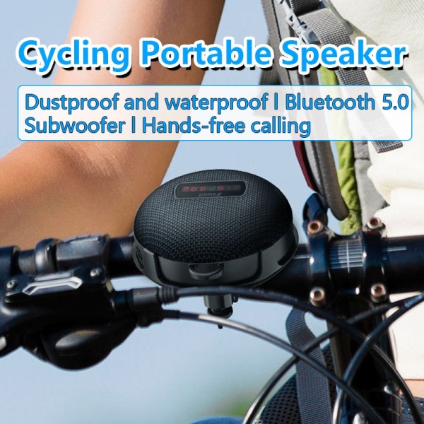 8W suuri teho polkupyörä LED digitaalinen näyttö langaton Bluetooth kaiutin  kannettava ulkokäyttöinen pylväs 3f39 | Fyndiq