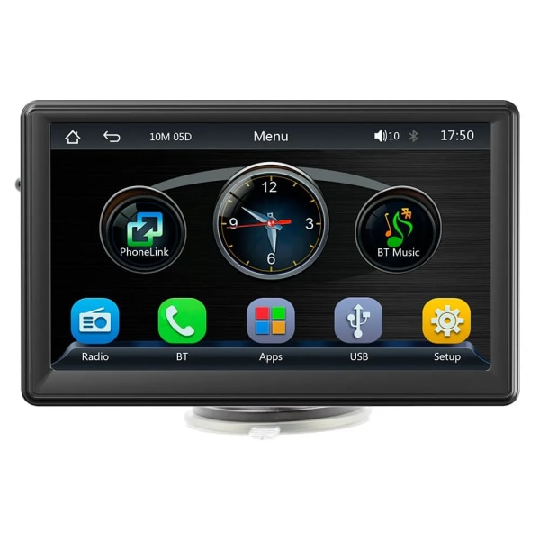 7 tommer Bil Radio Multimedia Video Spiller Trådløst Carplay Og Trådløst Android Auto Touch Screen Sol Visor