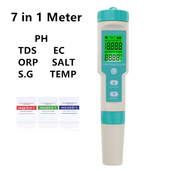 Temp Meter Vand Kvalitet Monitor Tester til drikke Vand, Akvarier PH Meter