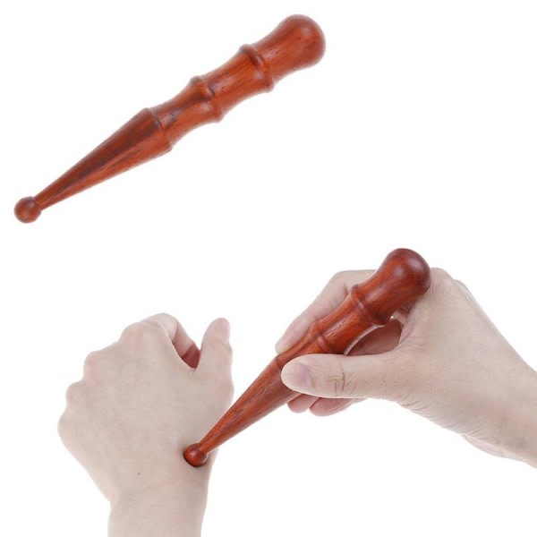 1 stk Lang Træ Spa Muskel Roller Stick Cellulite Blaster Deep Tissue Fascia Trigger Point Release Selv Fod Krop Massage Værktøj