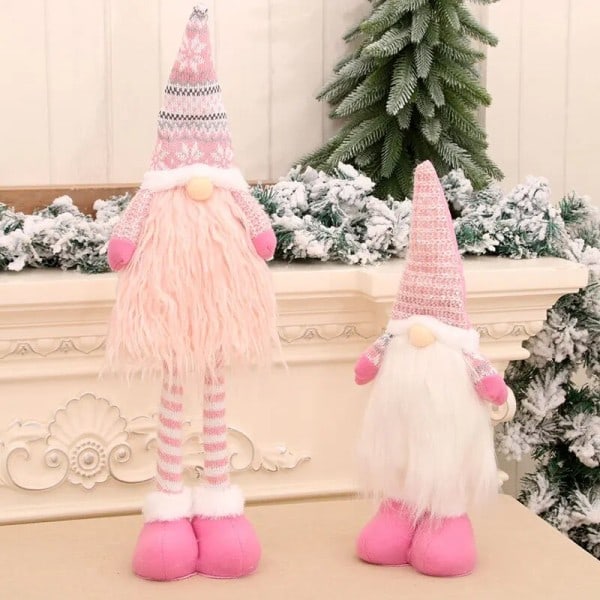 Ansigtsløs dukke god jul pynt til hjem jul pynt bord pynt
