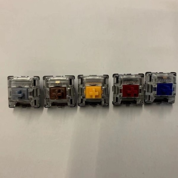 Gateron Optisk Gul Switchar Silver Brun Röd Blå Optisk Hastighet Switchar För  Optiskt tangentbord