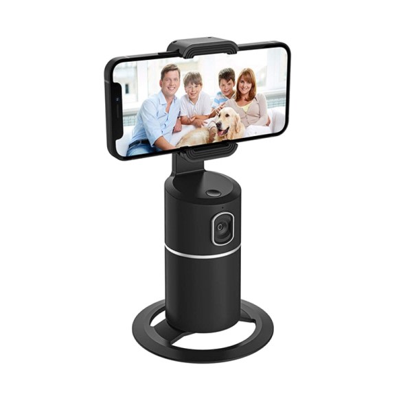 Auto Spårning Telefon hållare 360° Rotation Motion Spårning Montage Selfie Spårning Stativ