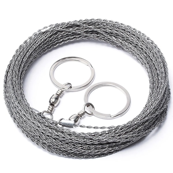 Outdoor Manual Käsi teräs lanka saha 1/2M Käsi ketju saha leikkuri kannettava matka matkailu hätä varusteet selviytymistyökalut