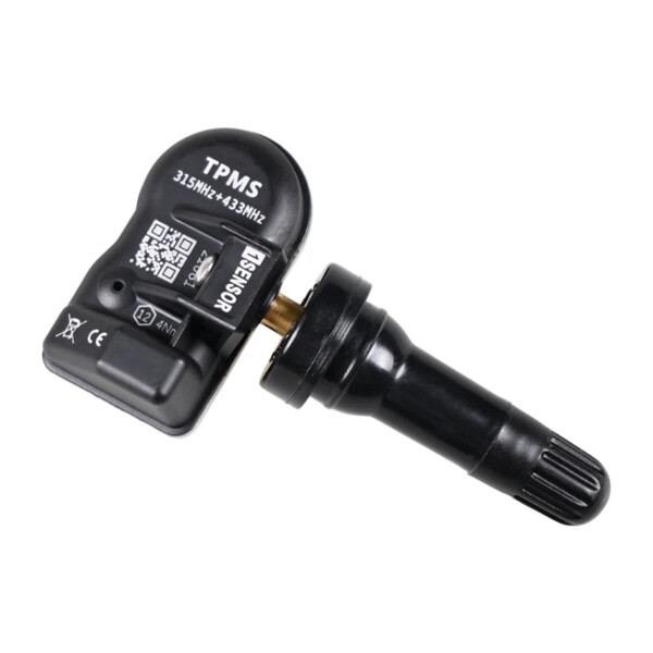 Programmerbar Sensor 315/433MHz 2in1 TPMS Gummi Metal Dæk Tryk Sensor