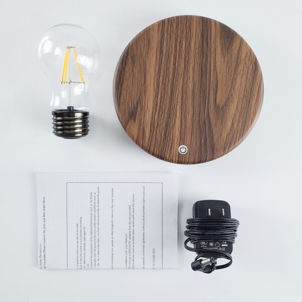 Magnetisk Levitation Lampe Kreativitet Flydende LED Pære