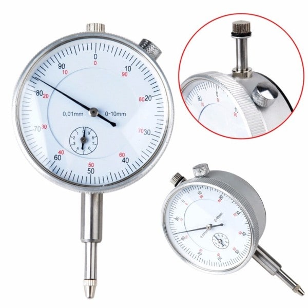 1 stk   Skive   Måler   Indikator   0-10 mm   Mål   Instrument