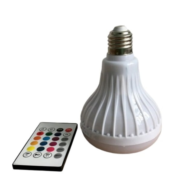 LED musik ljus lampa  bluetooth högtalare trådlös smart lampa lampa