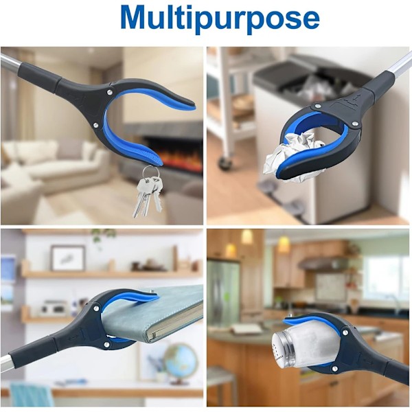 Foldbar Gripper Udvider Hånd Værktøj Strøelse Reachers Plukkere Sammenklappelig Affald Reacher Grabber Pick Up Værktøj