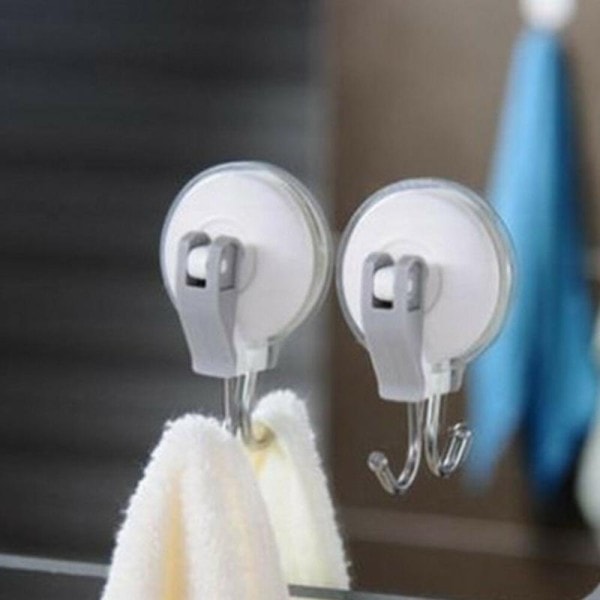 Sömlös Hängare Vägg Badrum Kök Hängare Stark Sugkopp Krok Flyttbar Förvaring Vacuum Sug