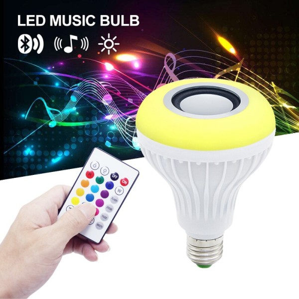 LED Musiikki Lamppu Bluetooth Kaiutin Langaton Smart Lamppu