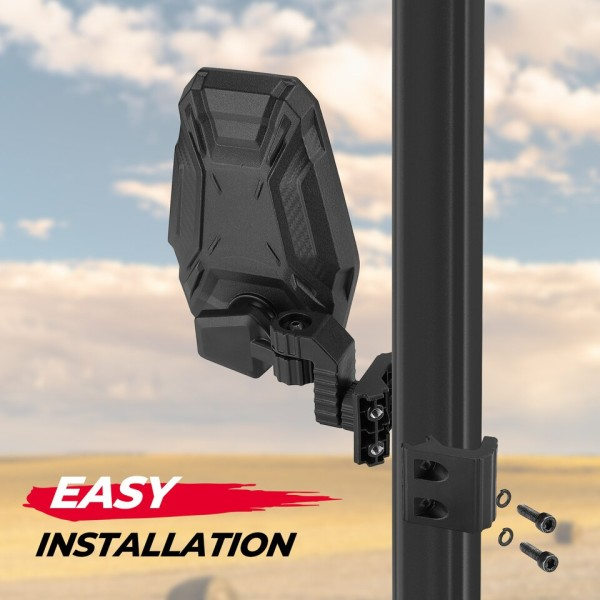 UTV Pro-Fit Cage Side Rearview Spejl Kompatibelt med Polaris Ranger
