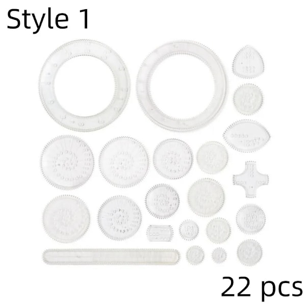 22 kpl Spirografi Vivain piirustus raaputus maalaus lelut