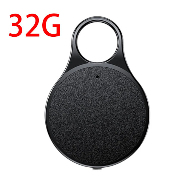 Multifunktionell hängare typ knapp inspelare röst röstkontroll inspelning MP3 mini inspelare R3 32GB