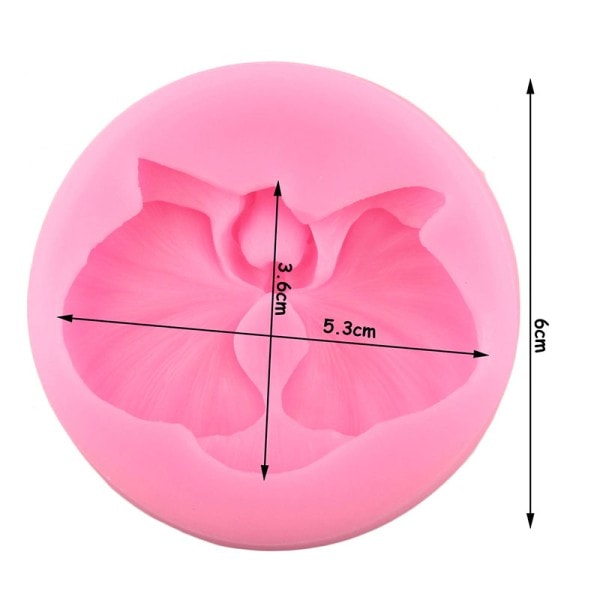 Blomst Blomster Silikon Muggformer Fondant Sjokolade Gumpaste Mugg