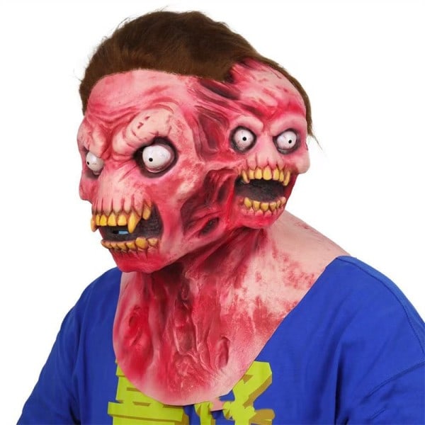 Halloween Skrämmande Mask Terror Alla Ansikte Dödskalle Mask Latex Halloween Skräck Skrämmande Mask