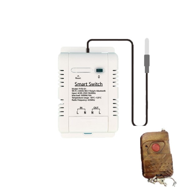 Smart Life WiFi Temperature Switches 16A Smart Termostat Real-time Energy Comsuptiom Monitoring med