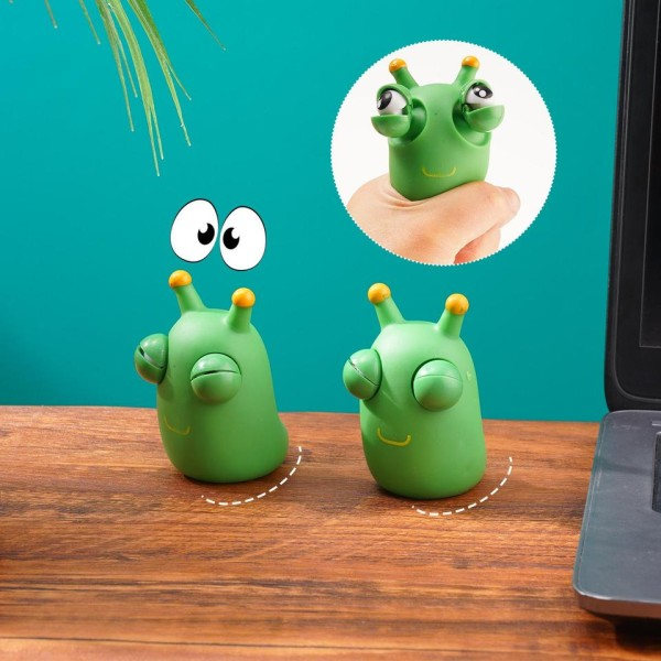 Hauska Silmämuna Poksahdus puristaa lelu ruoho mato nipistys puristava Fidget lelu stressin vastainen silmä pomppiva