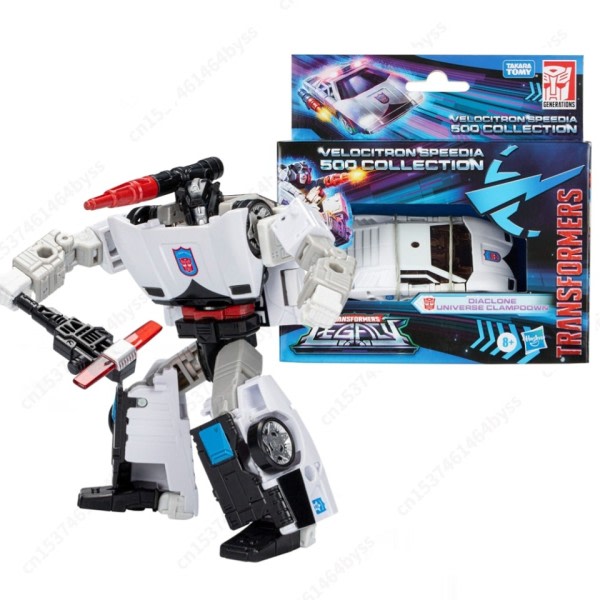 Hasbro Transformers Legacy Clampdown Diaclon Velocitron Speedia 500 Deluxe Action Figur Legetøj