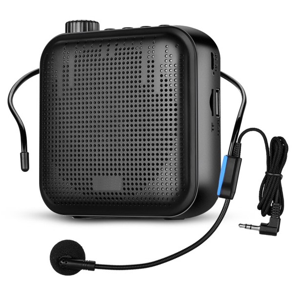 Bærbar stemme forstærker megafon mini lyd højttaler med mikrofon genopladelig ultralys højttaler