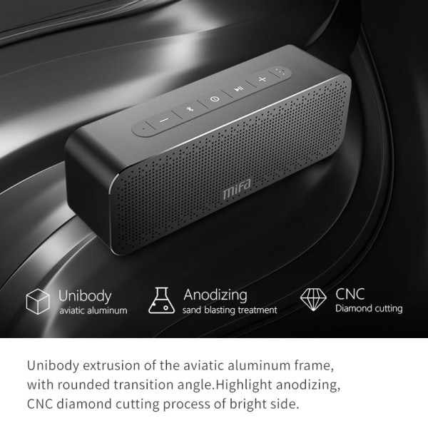 Bluetooth kaiutin metalli kannettava super basso langaton kaiutin Bluetooth4.2 3D digitaalinen ääni kaiutin