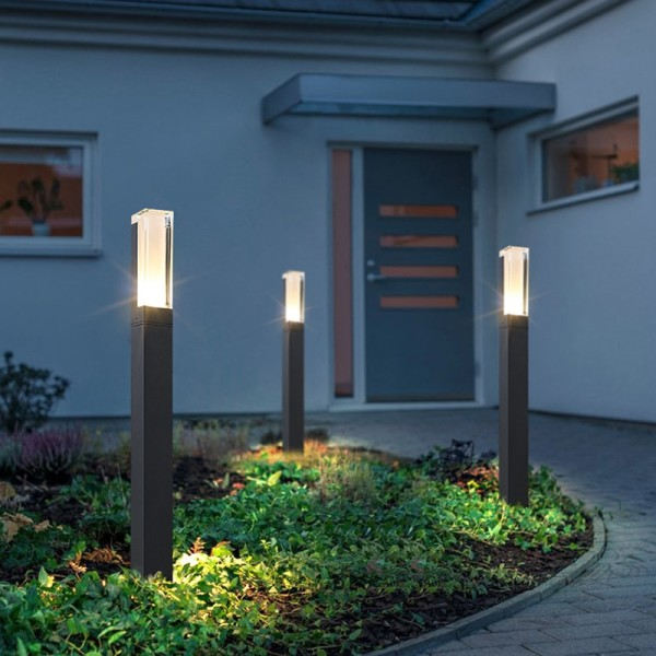 Ulkokäyttöön vedenpitävä IP65 10W LED nurmikon lamppu  alumiini pylväs puutarha polku neliö maisema nurmikon valot