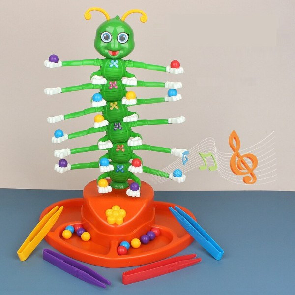 Caterpillar Elektrisk Wiggle Dance Moro Caterpillar Spill Balanse Leke for barn