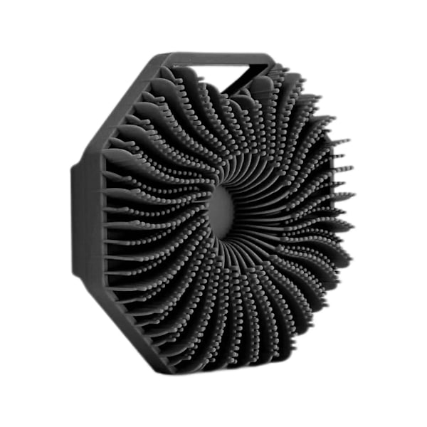 Polygonal Silikon Kropp Skrubber Badebad Børste Med Ergonomisk Håndtak Bærbar Dusj Massasje Rengjøring Børste