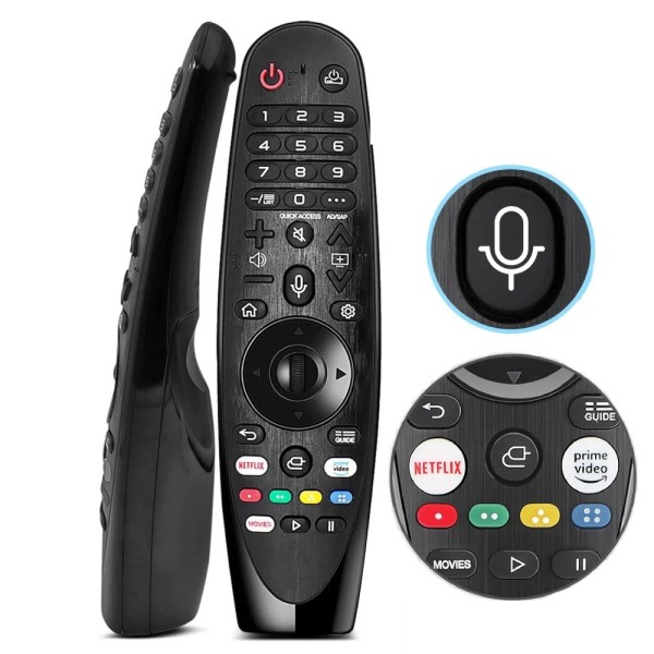 Erstatning Fjernkontroll Kompatibel med LG Smart TV Voice Magic Fjernkontroll Kontroll med peker funksjon