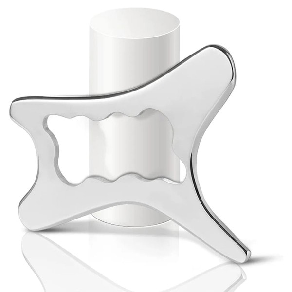 Rustfritt stål Gua Sha Massager Kropp Smertelindring Fysisk terapi Verktøy Mykt vev Myofascial Releasing Muskel skraping massasje