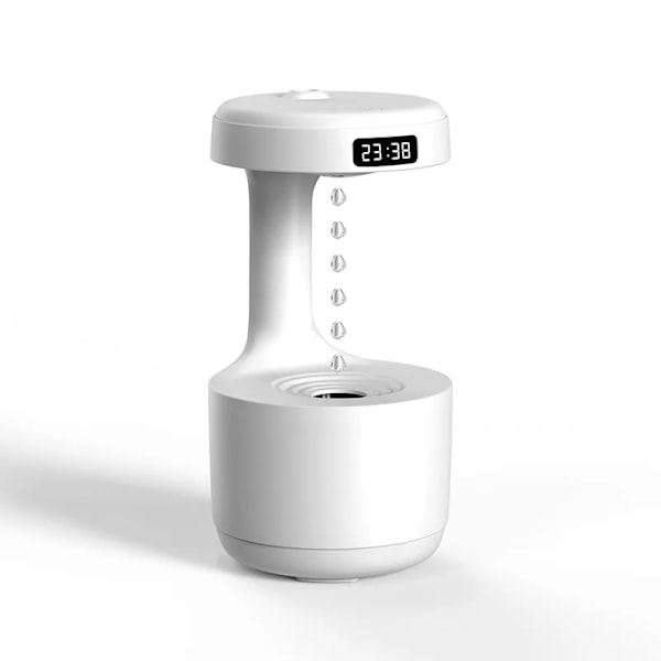 Luft luftfuktare Anti-gravitation Rolig Vatten Droppar Ultrasonic Cool Mist Maker Fogger Diffuser with LED Display