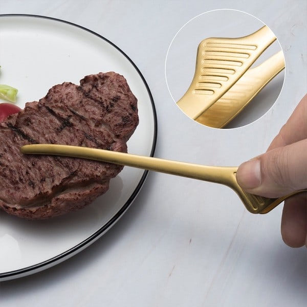 Grill klämmor BBQ Tång Rostfritt stål Kök Tillbehör Matlagning Mat Ute Grillning Non-Stick  Biff  Verktyg