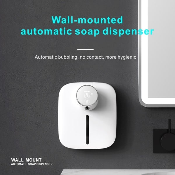 Multifunksjonell vegg montert automatisk infrarød sensor skum såpe dispenser
