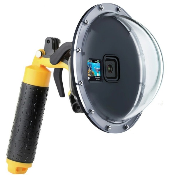 Dome Port for GoPro Hero Black Vattenproof Case Diving Housing Float Grip for Go Pro