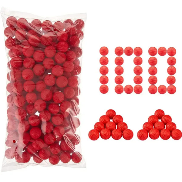 100 runder for Nerf rival kompatibel ammunition bulk legetøj