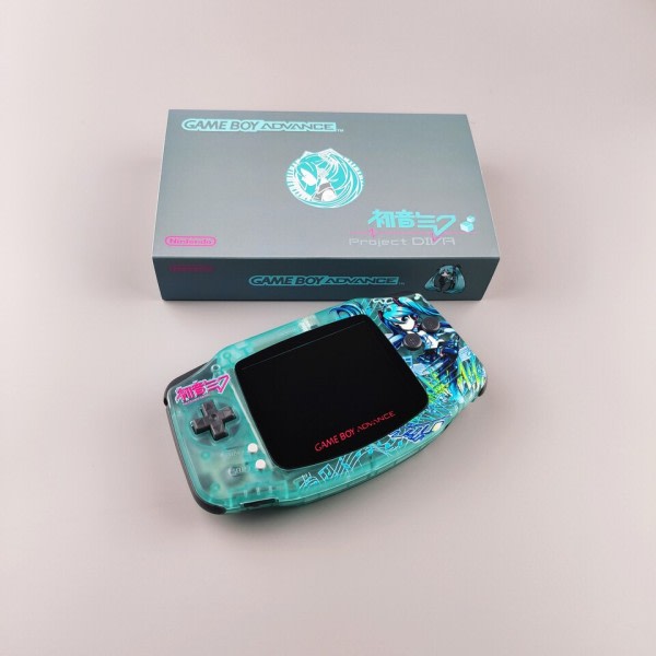 Advance Anime Figures Hatsunes Mikus Handheld Game Console Highlight Färg Display SP Leksaker